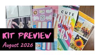 Kits I'm Using in August 2026 | End of Summer Time | Plan B Planner