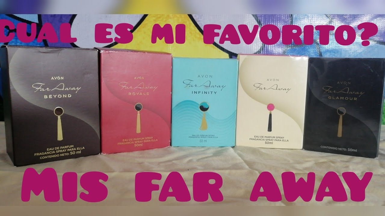 Mi colección far away de Avon.