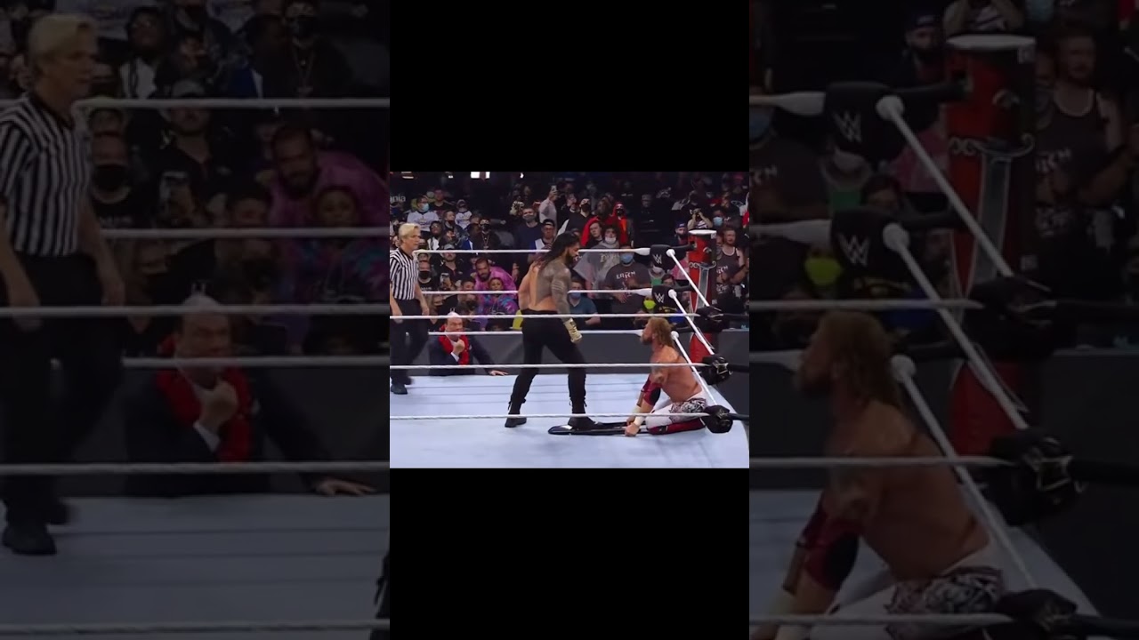 Roman reigns vs edge vs Daniel Bryan
