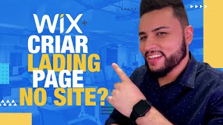 Como Criar Landing Page Com o Site Pronto  Wix