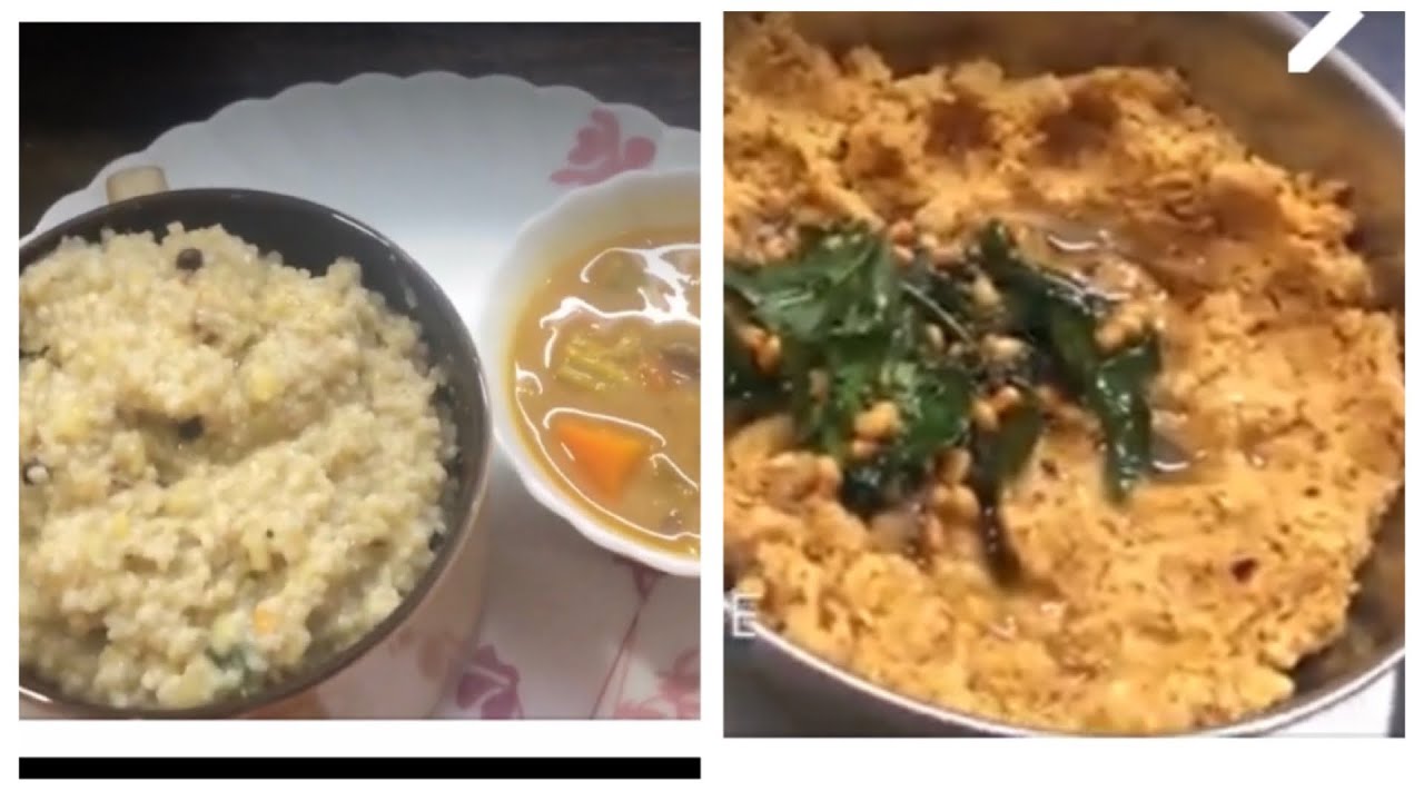 KARA CHUTNEY  & வரகு அரிசி வெண்பொங்கல் Kodo Millet - Varagu arisi ven pongal -