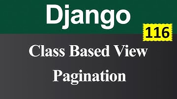 Pagination with Class Based View in Django (Hindi)