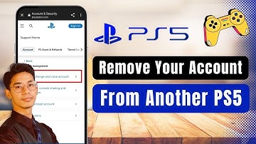 How to Remove Your Account from Another PS5 !