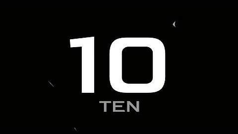 Countdown Timer - 10 seconds with womens voice