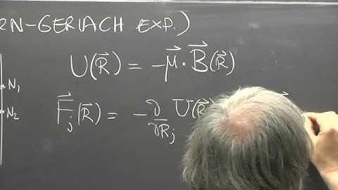 Advanced quantum mechanics Lecture 13 of 30