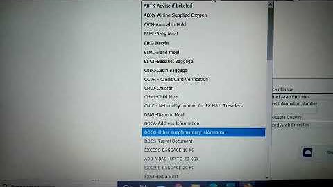 How to pass SSR remarks in pnr pia hitit id