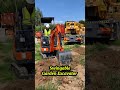 Swingable garden excavator #miniexcavator #excavator