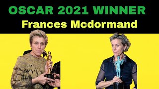 Oscar 2021 Winner Frances Mcdormand| How