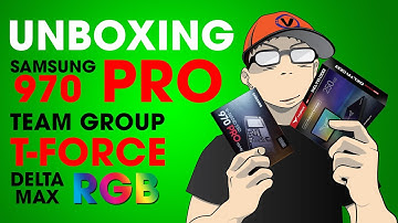 2020 Unboxing & Benchmark Samsung 970 Pro & TForce Delta Max RGB gen2