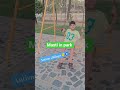 rudransh evening routine in🪴☘️🍃 park with little sister 💖#autism #minivlog #autismparenting