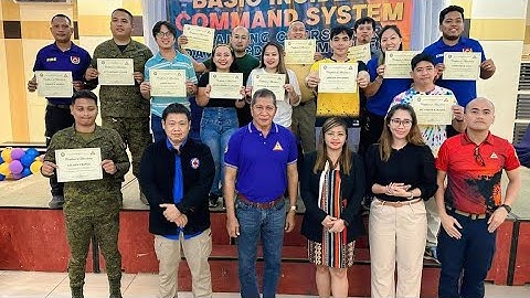 BASIC INCIDENT COMMAND SYSTEM TRAINING COURSE