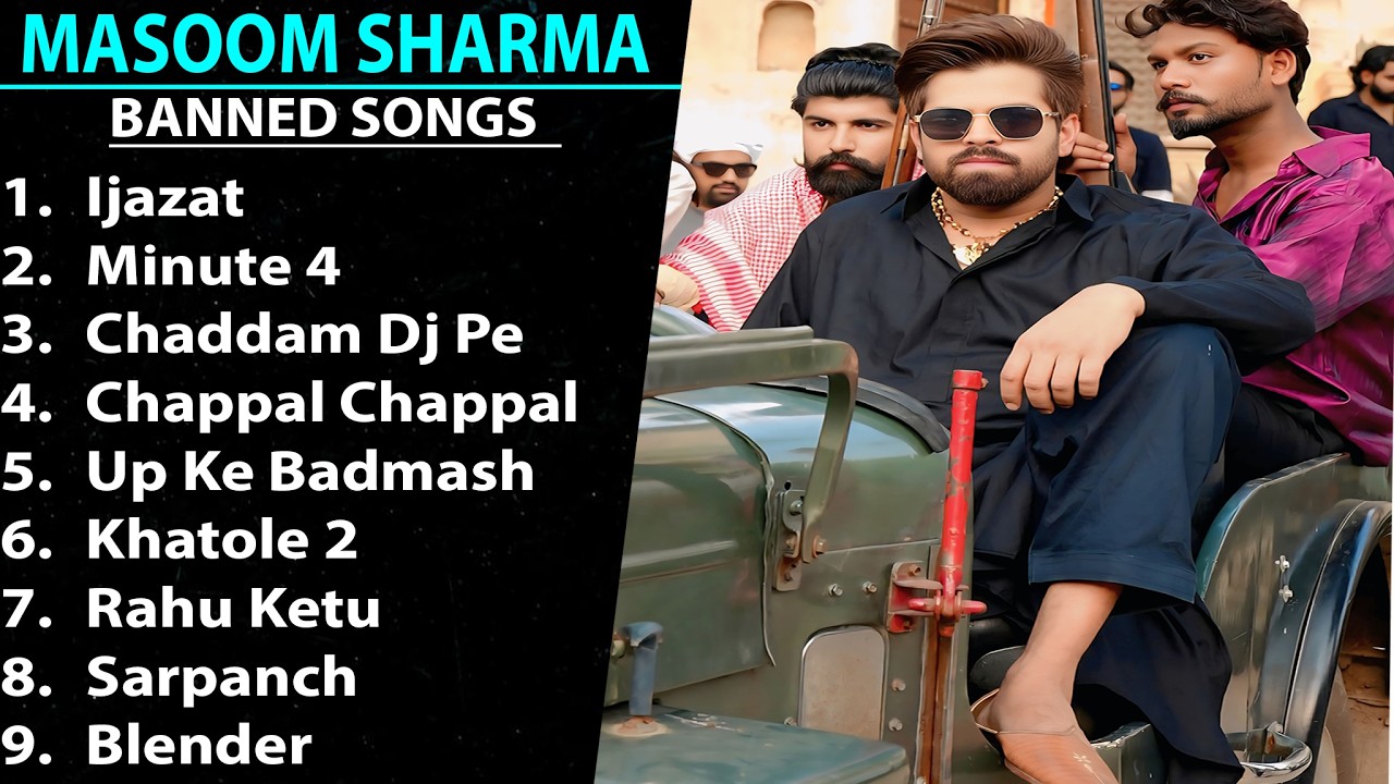 Masoom Sharma Live 🔴 | Non Stop Haryanvi Badmashi Songs 24x7 | Latest & Superhit Songs 2026