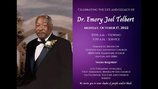 Dr. Emory Tolbert Memorial Service