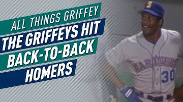 The Griffeys Hit Back-to-Back Homers
