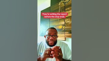 The police report is half written before the stop ends in criminal investigations