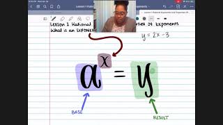 Lesson 1 Rational Exponents & Properties of Exponents Part 1