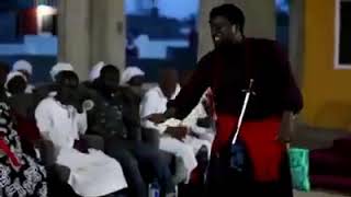 Ghana pastor shares fufu with cow meat bf and after service