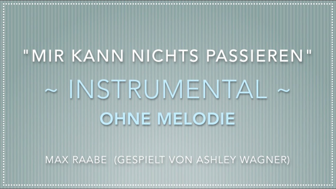 Mir Kann Nicht Passieren Lyrics www.youtube.com
