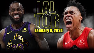 Los Angeles Lakers vs Toronto Raptors Full Game Highlights - January 9, 2023 | 2023-24 NBA Season