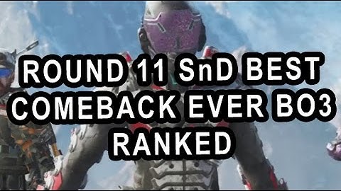ROUND 11 SnD BEST COMEBACK EVER! (OUTSKILLED OUTPLAYED) BO3 ARENA