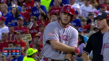 LAA@TEX: Cron singles in Aybar to open the scoring