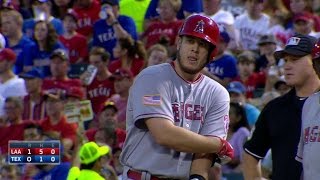 LAA@TEX: Cron singles in Aybar to open the scoring