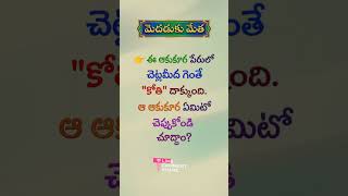 Telugupuzzle || Vegitable Name ఏమిటో చెప్పుకోండిచూద్దాం 🤔 ||#ytshorts #shorts #telugupuzzles #viral