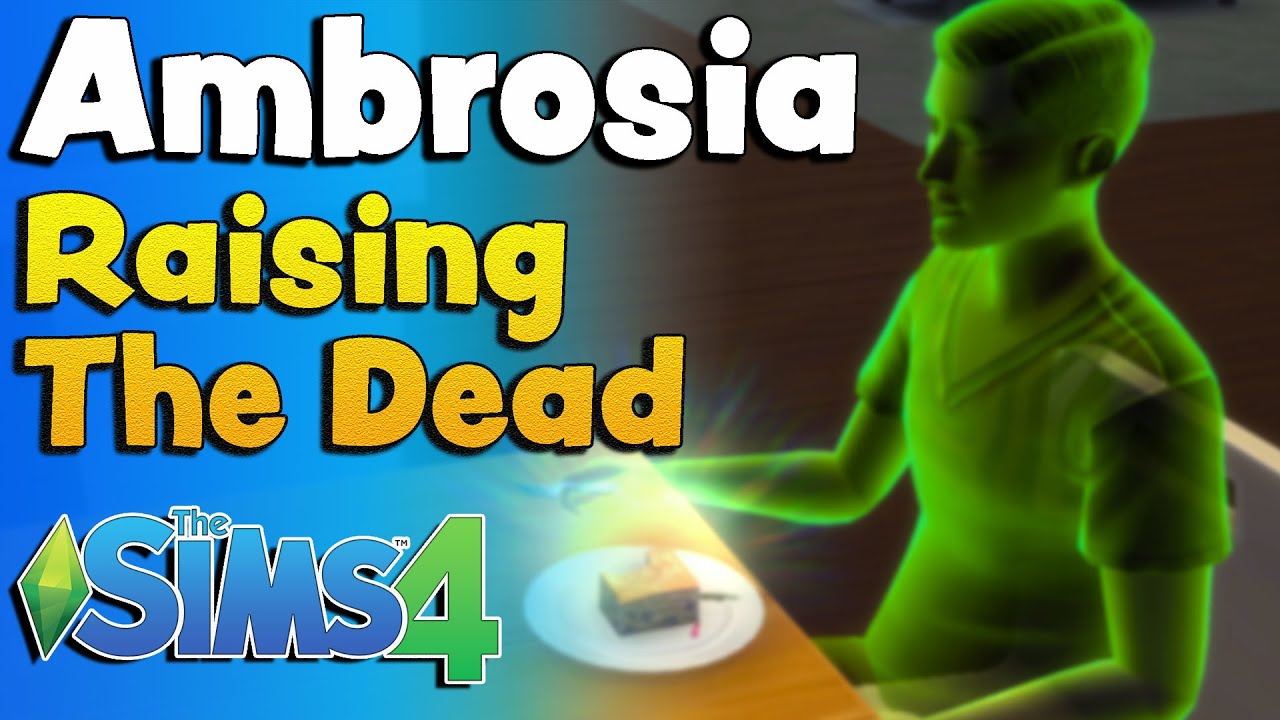 Sims 4 Ambrosia Recipe Ingredients and a Ghost to Eat It! - YouTube