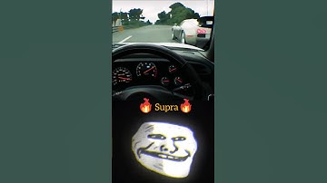 Supra vs Bugatti 😈😎 troll face edit S #automobile #trollfacephonk #internetmem #troller#shortvideo
