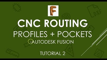 Autodesk Fusion - CNC Tutorial 2 - Setup for CNC Milling (profiles and pocketing)