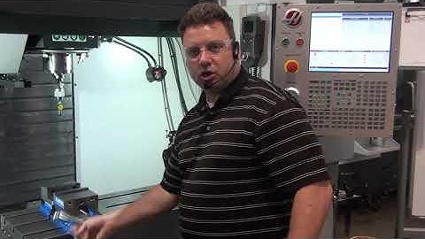 Haas Start Up 07 - Checking vise alignment