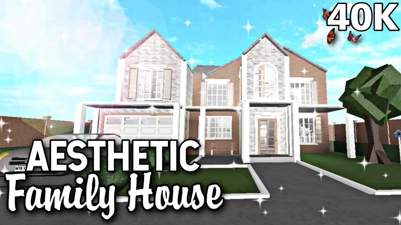 Bloxburg: Aesthetic Family House 40K | Mini Budget Mansion | Cheap ...