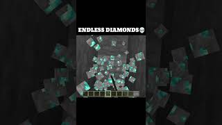 Endless diamond loop in Minecraft #minecraft #shorts #viralvideo