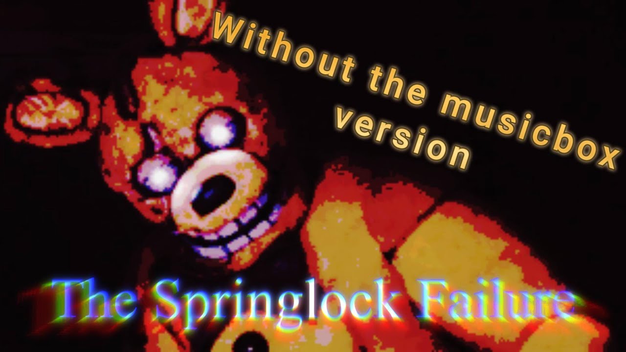 FNAF Springlock failure Audio (Without Music Box) - YouTube