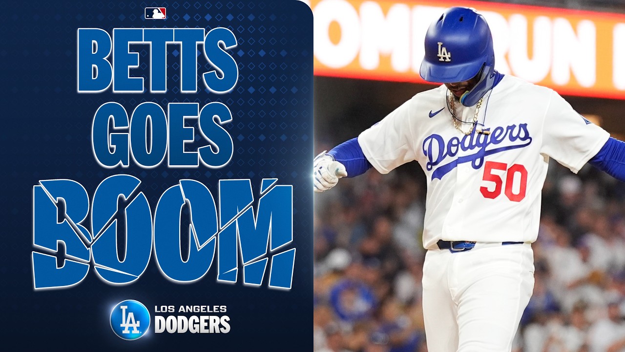 Mookie Betts wastes NO TIME crushing a LEADOFF HOME RUN for the Dodgers! 🤩🔥