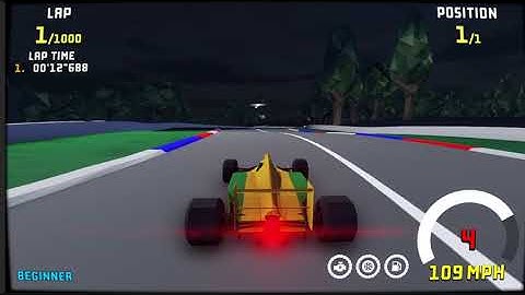 Super Retro GP - Crystal Park - Night - Work in progress