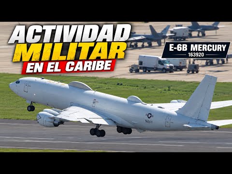 🔥 MILITARY ACTIVITY IN THE CARIBBEAN! US NAVY E-6B MERCURY & C-130 🇵🇷