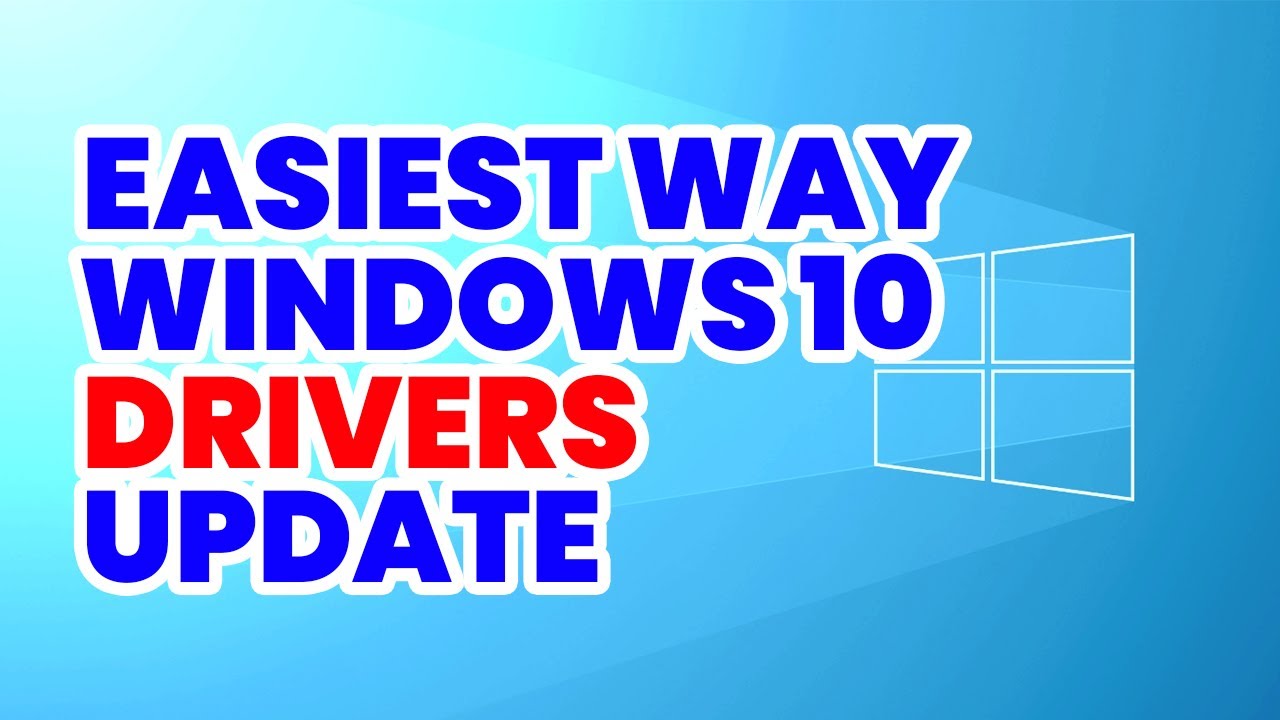 Easiest Way | How to Update Drivers for Windows 10 Free 2022 - YouTube