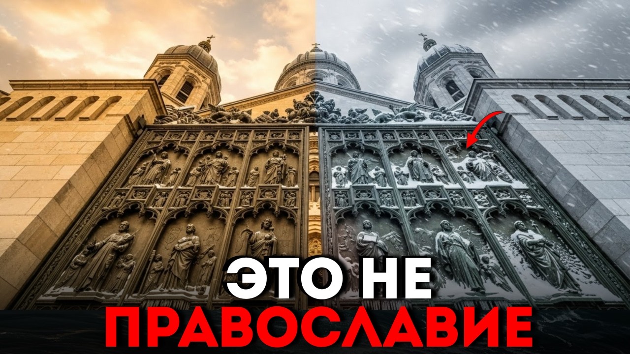 ГЛАВНЫЙ ОБМАН ЦЕРКВИ: Почему на православном храме висят католические врата?