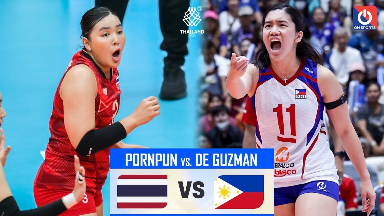 FULL HD | THAILAND vs. PHILIPPINE | Pornpun thử tài De Guzman