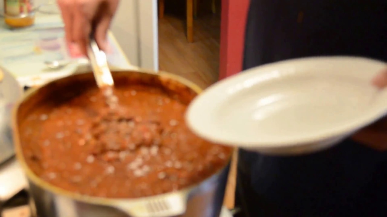 Finished Wendy's Chili - YouTube