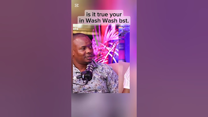 Kennedy Rapudo on: allegations of involvement in wash wash
