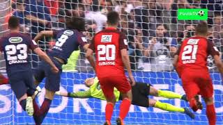 Edinson Cavani Penalty Goal | PSG vs Les Herbiers 2-0 HD