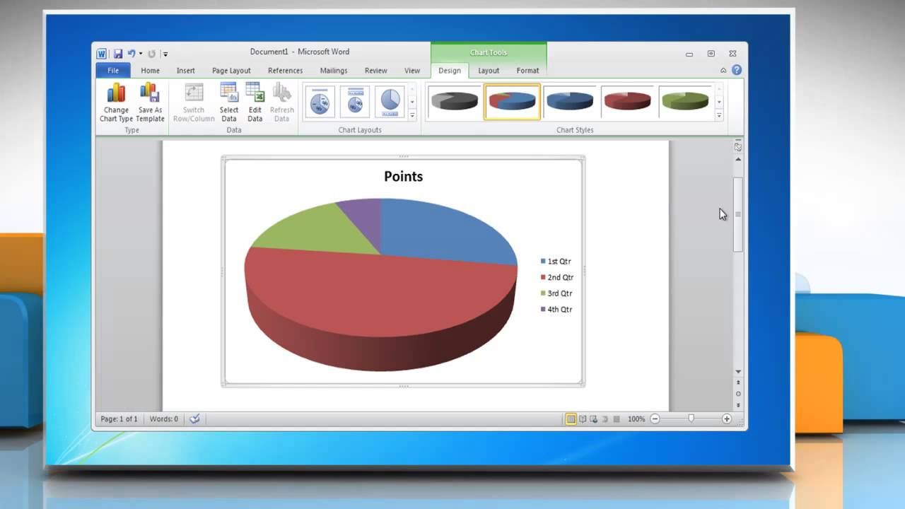 Microsoft Word Chart