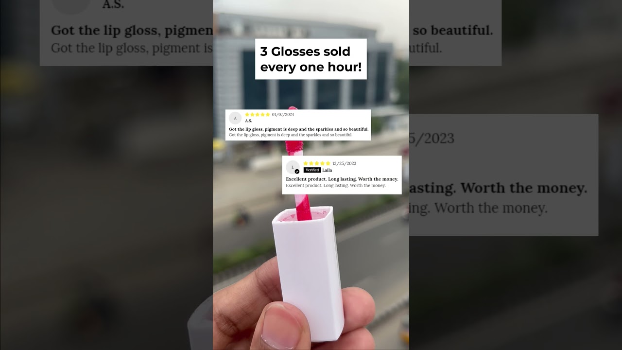 The Perfect Lip Gloss for Indian Skin Tones | Non Sticky Feel | BlushBee Vegan Lip Gloss