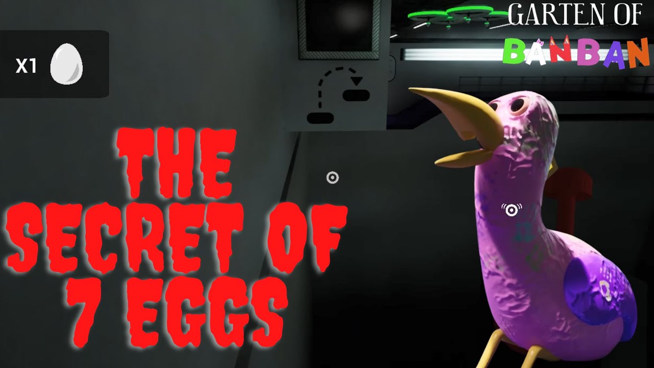 Where to find the secret egg? Watch this video.Garten Of BanBan 4