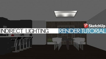Sketchup Rendering - Indirect Lighting - Using IRender nXt