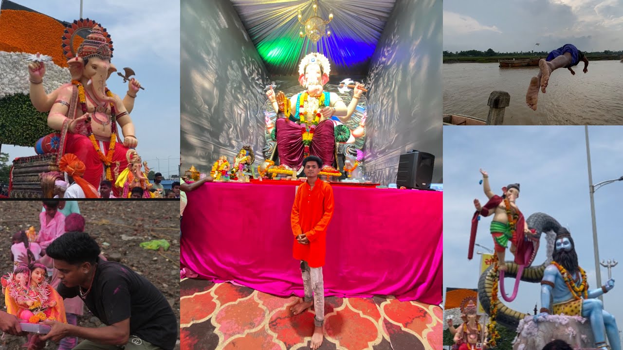 Bilimora ganpati visarjan | Mannat ka raja |  Labaugcha raja | Surat Ganpati Visarjan 2022