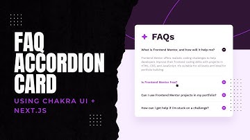FAQs Accordion | Frontend Mentor Challenge | Hindi