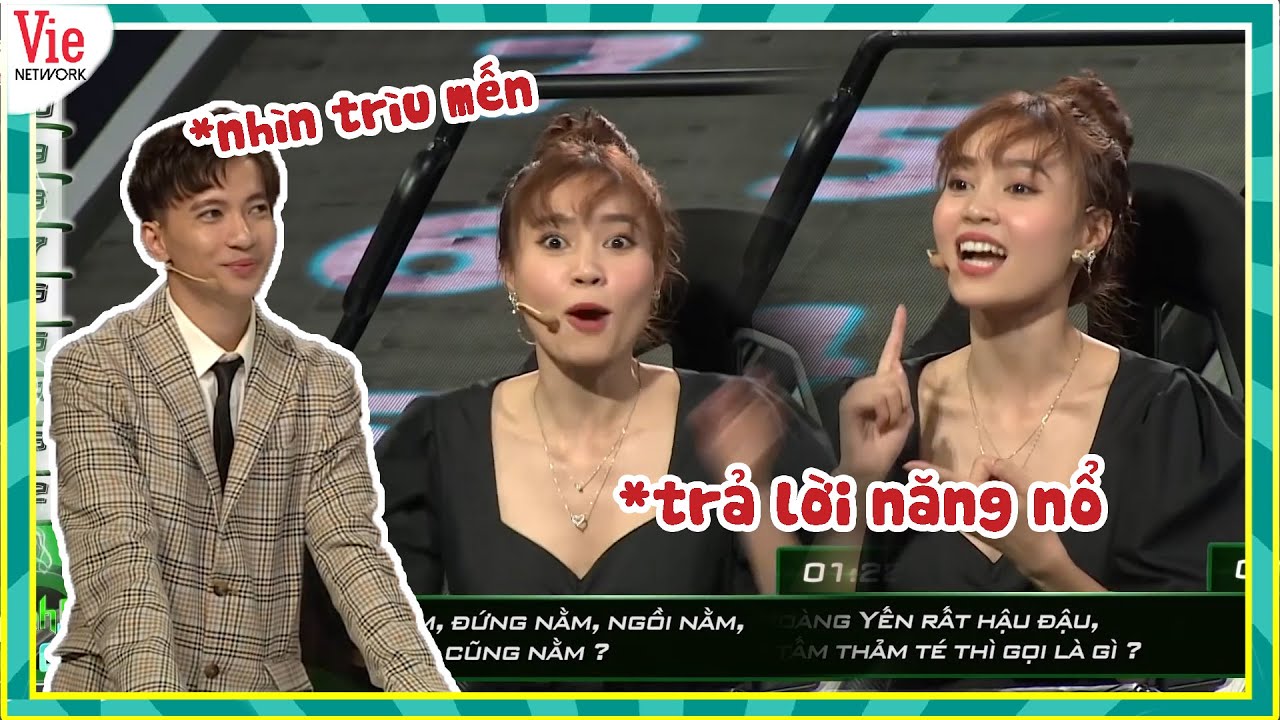 S.T Sơn Thạch trao Lan Ngọc ánh nhìn trìu mến khi đàn gái đang nhiệt huyết trả lời câu hỏi